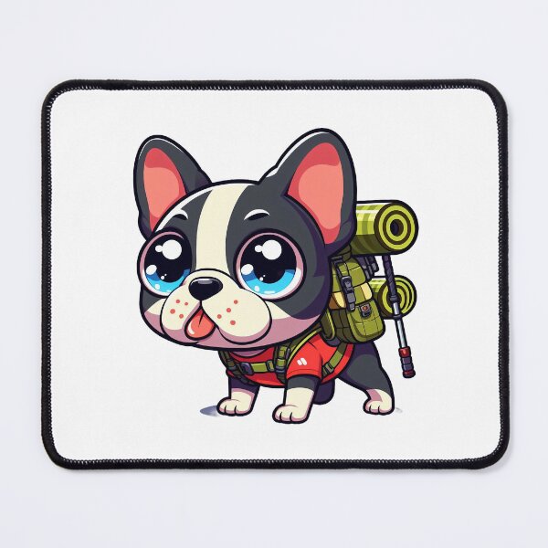 Item preview, French bulldog hiking designed and sold by CogniCraft.