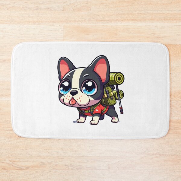 Item preview, French bulldog hiking designed and sold by CogniCraft.
