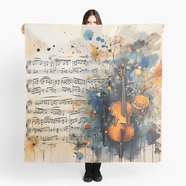 Item preview, abstract art music sheet print designed and sold by dcrc.