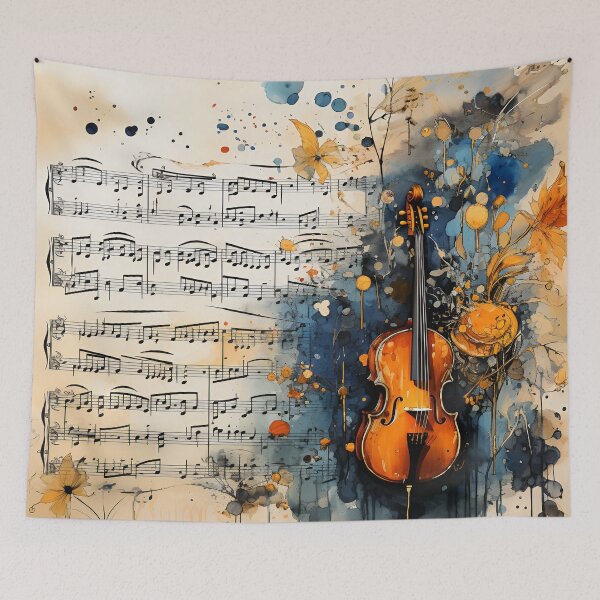 Item preview, abstract art music sheet print designed and sold by dcrc.