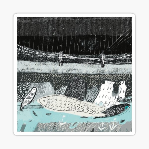 Item preview, fishing hobby designed and sold by Drawingwithcat.