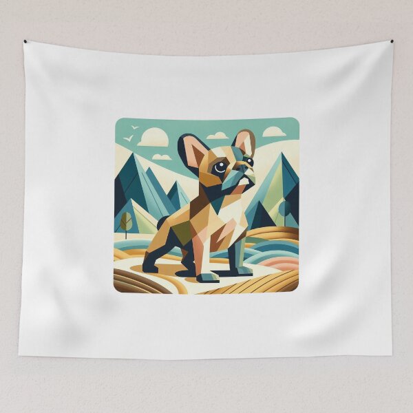 Item preview, French bulldog hiking designed and sold by CogniCraft.