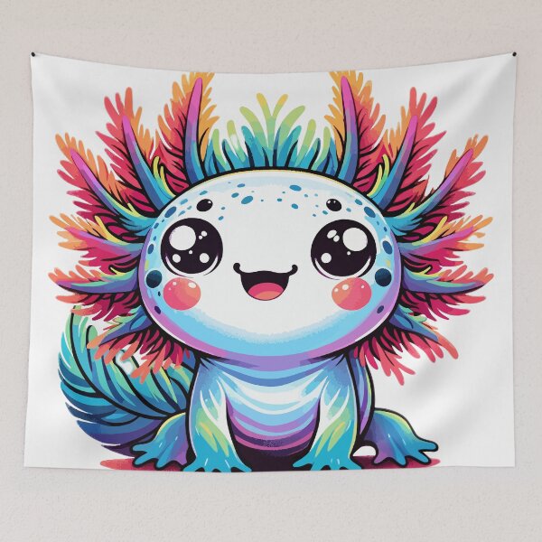 Item preview, Joyful Axolotl Underwater World designed and sold by FixedBugs.