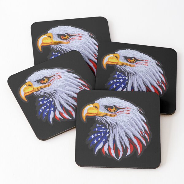 Item preview, Cool Iron On Patches USA Eagel designed and sold by saloui.