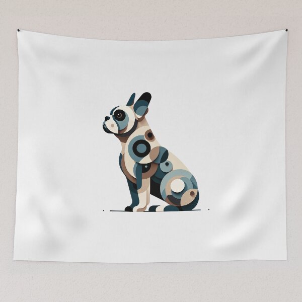 Item preview, French bulldog hiking designed and sold by CogniCraft.