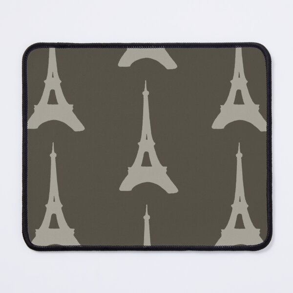 Item preview, Architectural Landmarks No. 70: Eiffel Tower Silhouette. Green Brown Grey. Abstract Artwork By Carraann designed and sold by CARRAANN.