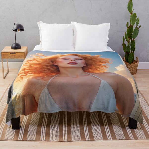 Item preview, Bathing In The Sea By Dawns Light Captivating Portrait AI Concept Art by Xzendor7 designed and sold by Xzendor7 Digital Art Creations.