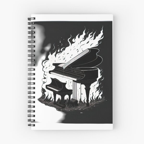 Item preview, THE BURNING SOUND OF THE PIANO designed and sold by FINCAN1.