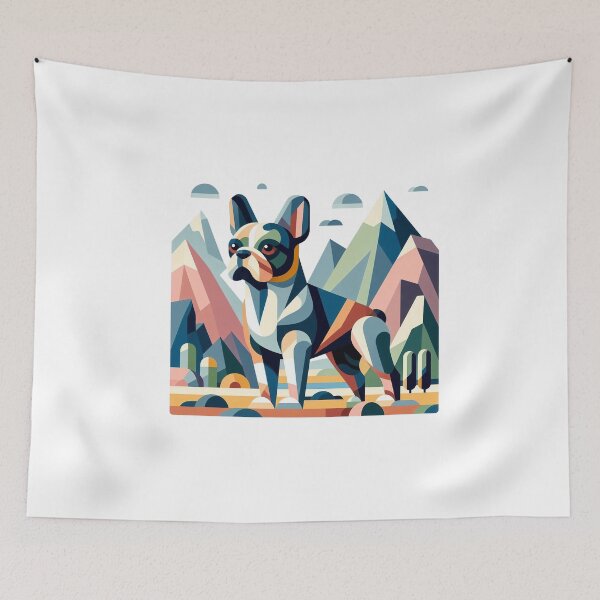 Item preview, French bulldog hiking designed and sold by CogniCraft.