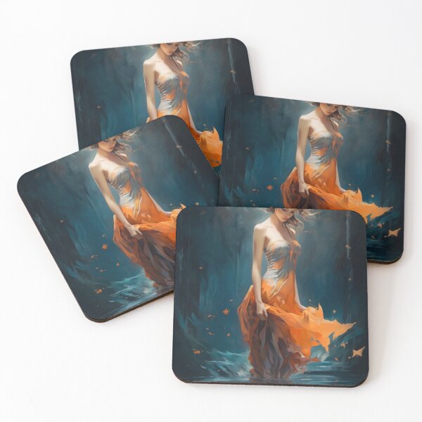 Item preview, Serene Drift: A Dance with the Tides in Autumnal Grace designed and sold by oanaunciuleanu.