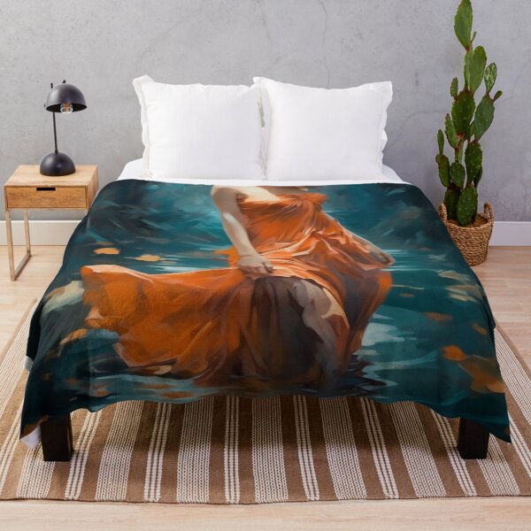 Item preview, Serene Drift: A Dance with the Tides in Autumnal Grace designed and sold by oanaunciuleanu.