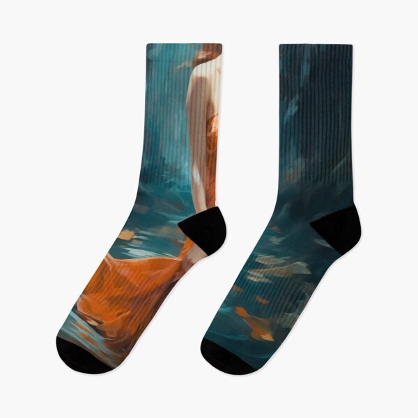 Item preview, Serene Drift: A Dance with the Tides in Autumnal Grace designed and sold by oanaunciuleanu.