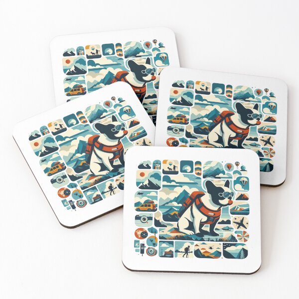 Item preview, French bulldog hiking designed and sold by CogniCraft.