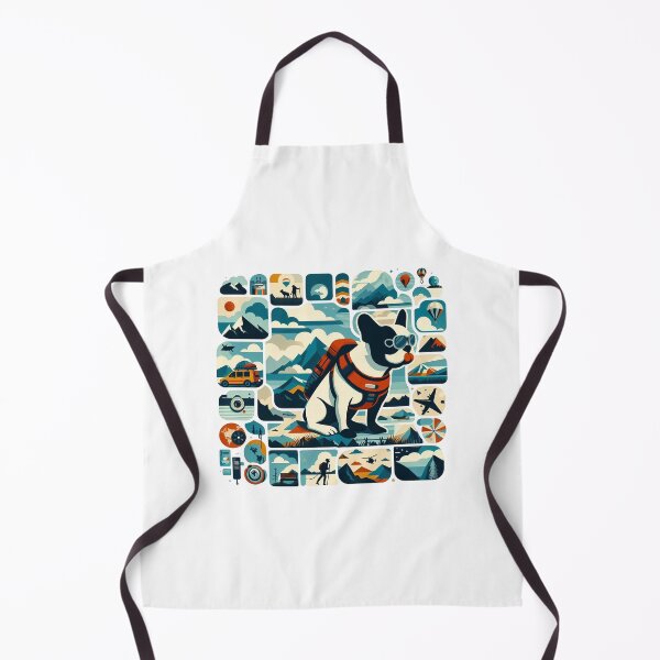 Item preview, French bulldog hiking designed and sold by CogniCraft.