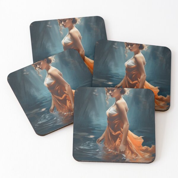 Item preview, Serene Drift: A Dance with the Tides in Autumnal Grace designed and sold by oanaunciuleanu.