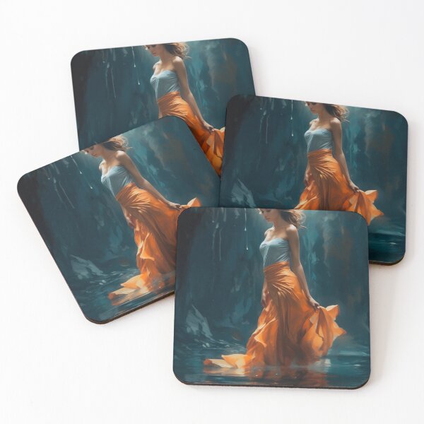 Item preview, Serene Drift: A Dance with the Tides in Autumnal Grace designed and sold by oanaunciuleanu.