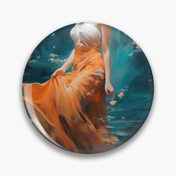 Item preview, Serene Drift: A Dance with the Tides in Autumnal Grace designed and sold by oanaunciuleanu.