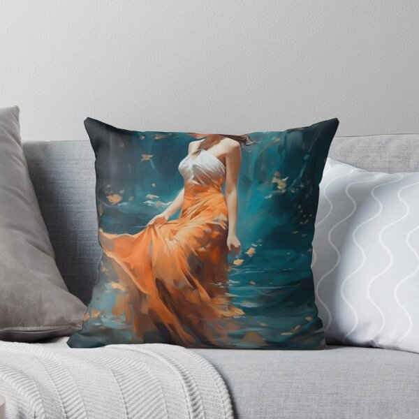 Item preview, Serene Drift: A Dance with the Tides in Autumnal Grace designed and sold by oanaunciuleanu.