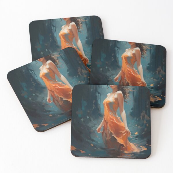 Item preview, Serene Drift: A Dance with the Tides in Autumnal Grace designed and sold by oanaunciuleanu.