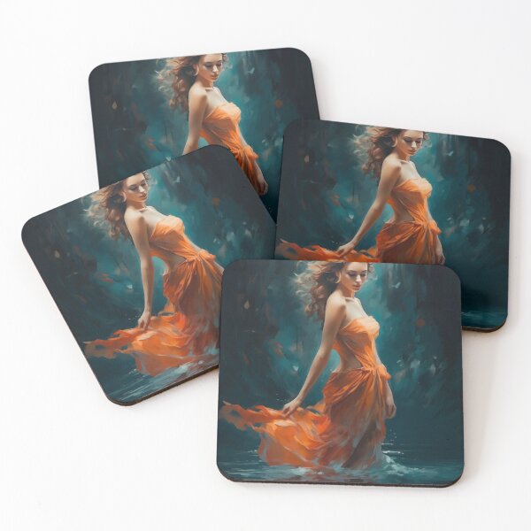 Item preview, Serene Drift: A Dance with the Tides in Autumnal Grace designed and sold by oanaunciuleanu.