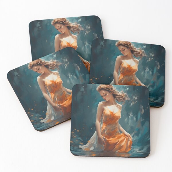 Item preview, Serene Drift: A Dance with the Tides in Autumnal Grace designed and sold by oanaunciuleanu.