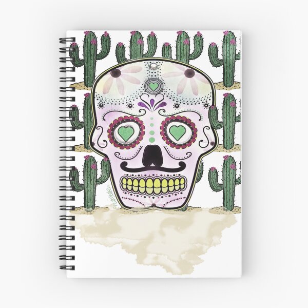Item preview,  SKULL MEXICAN STYLE WITH CACTUS designed and sold by inarausch2023.
