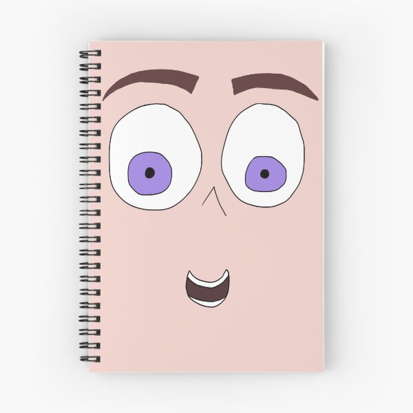 Item preview, Funny Full Frame Purple Eyed Face Drawing  designed and sold by SunnieCoast.