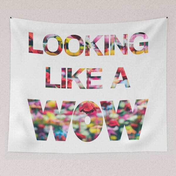 Item preview, Wow Blossoms: Embrace the Vibrance with 'Looking Like a Wow' Floral Delight! designed and sold by pelagio.