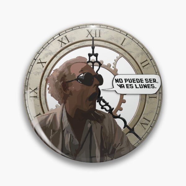 Item preview, Emmett Brown surprised because it's already Monday designed and sold by ArteDelCine.