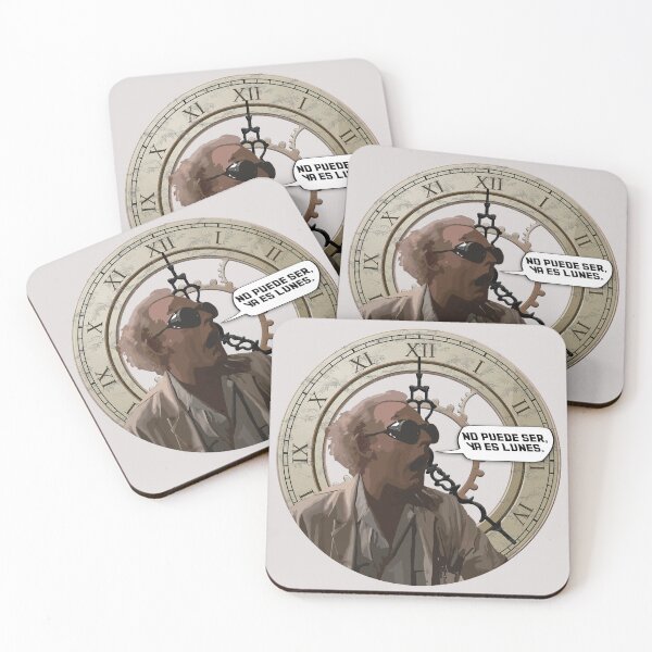 Item preview, Emmett Brown surprised because it's already Monday designed and sold by ArteDelCine.