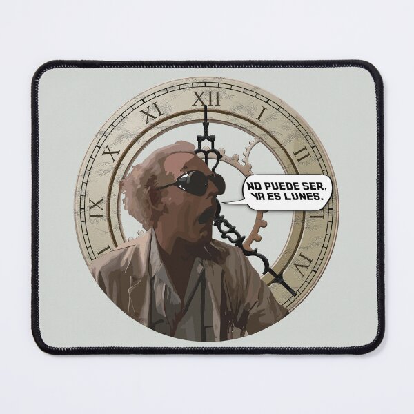 Item preview, Emmett Brown surprised because it's already Monday designed and sold by ArteDelCine.