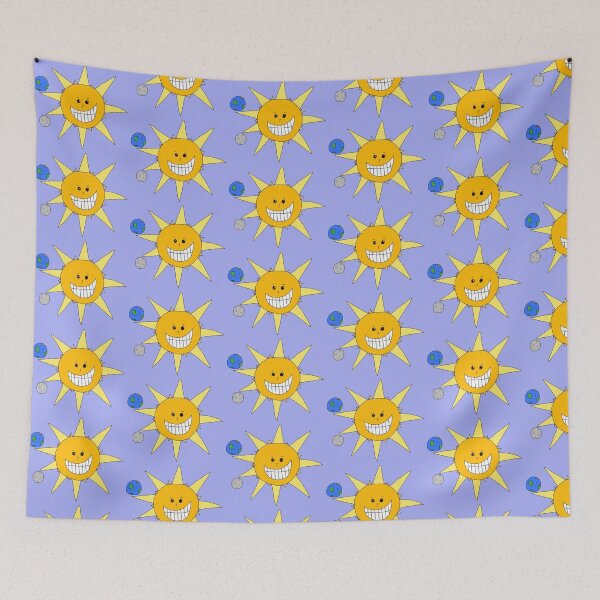 Item preview, Funny Sun Moon Earth Smiling Drawing designed and sold by SunnieCoast.