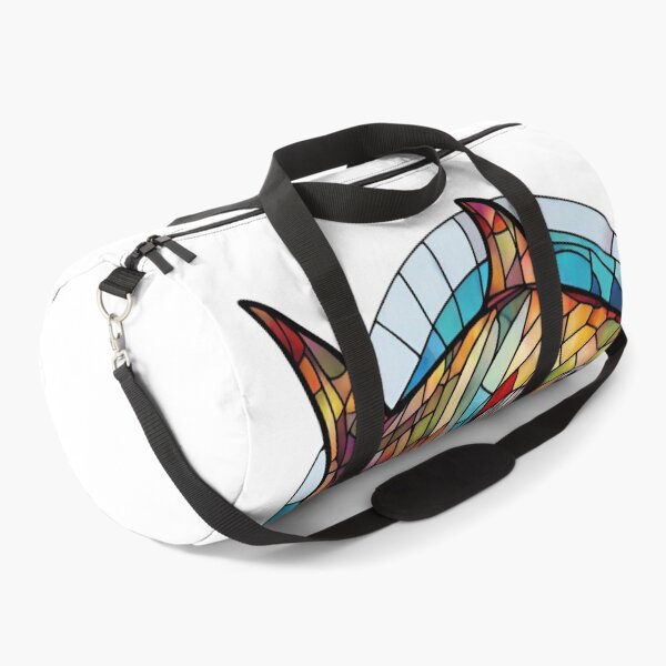 Item preview, colorful stained glass with animals, shark designed and sold by GroonSpace.