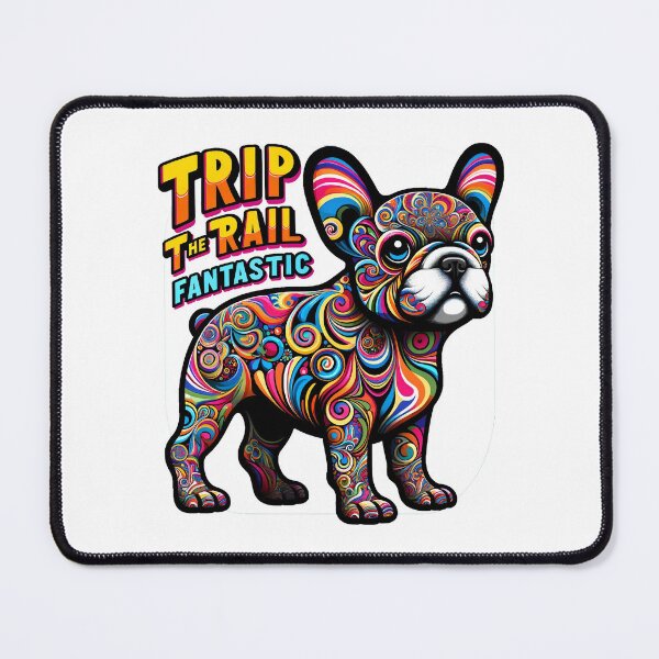 Item preview, French bulldog hiking designed and sold by CogniCraft.