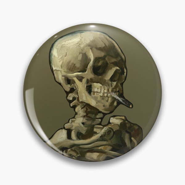 Item preview, Esqueleto de Van Gogh fumando designed and sold by LostRenegadeART.