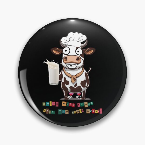 Item preview, Smiling cow with milk designed and sold by ViaNature.
