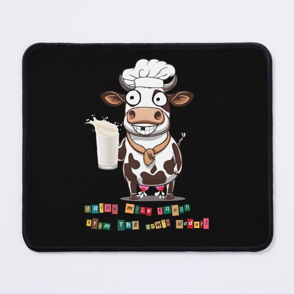 Item preview, Smiling cow with milk designed and sold by ViaNature.