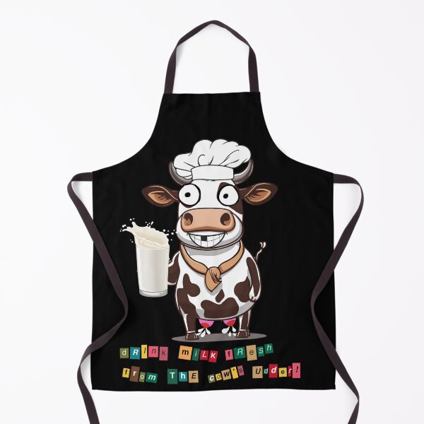 Item preview, Smiling cow with milk designed and sold by ViaNature.