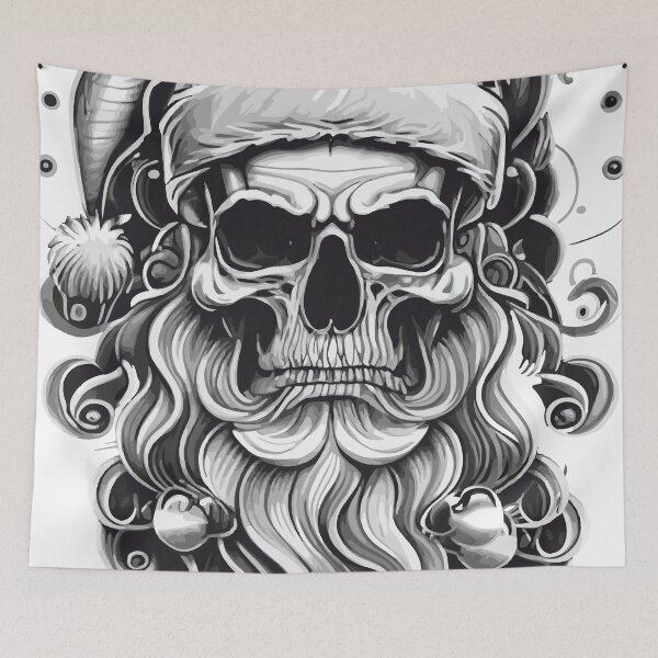 Item preview, Xmas Skull supreme designed and sold by VibeCreations4U.