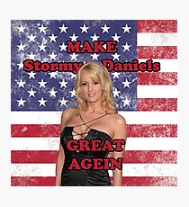 Stormy Daniels Photographic Print