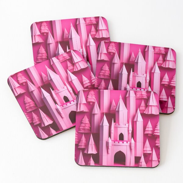 Item preview, Origami Art - Enchanting Elegance: The Pink Princess Castle designed and sold by ArtfulFolds.