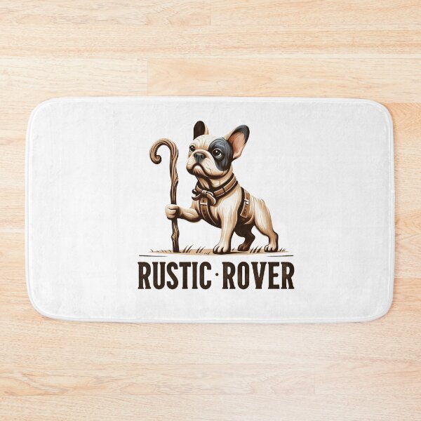 Item preview, Rustic rover - French bulldog hiking designed and sold by CogniCraft.