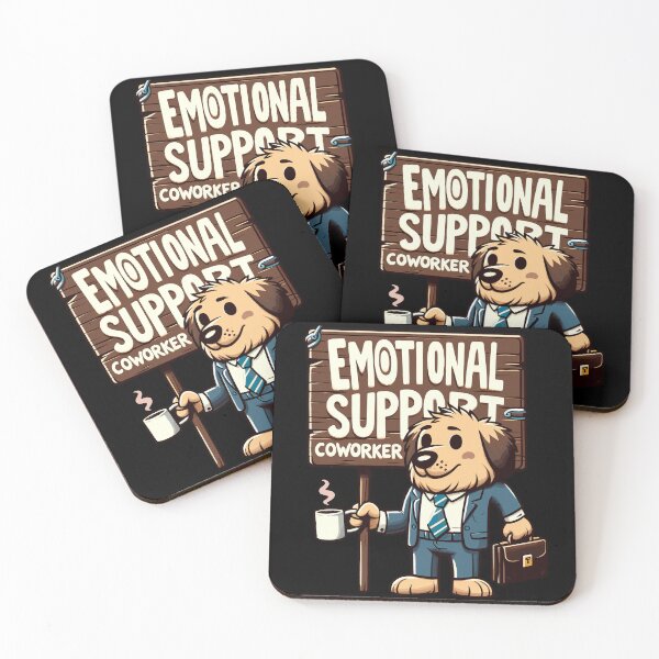 Item preview, Emotional Support Coworker designed and sold by LudwikeArts.
