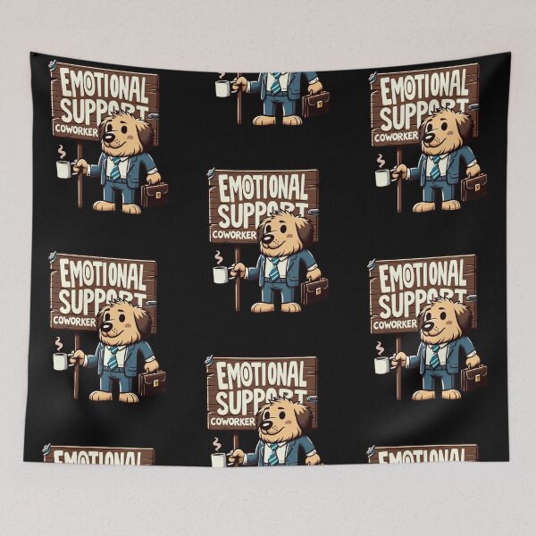 Item preview, Emotional Support Coworker designed and sold by LudwikeArts.