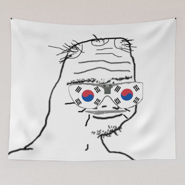 Item preview, 30 Year Old Boomer Wojak - South Korea designed and sold by AztecaPixels.
