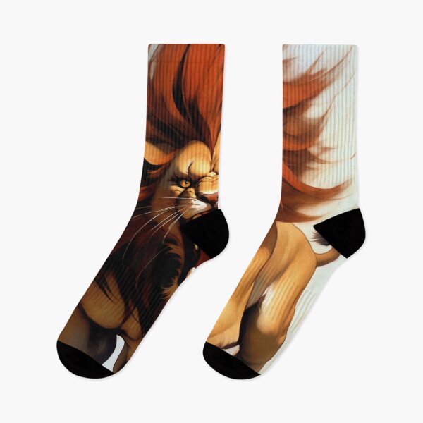 Item preview, Lion attacking furious designed and sold by Aimaker.
