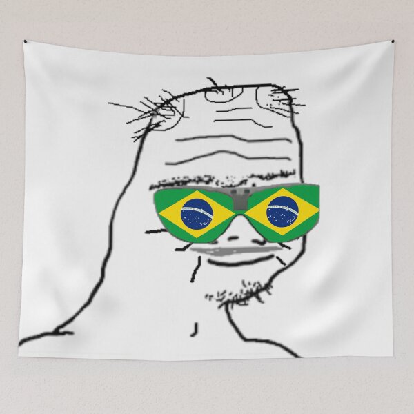 Item preview, 30 Year Old Boomer Wojak - Brazil designed and sold by AztecaPixels.