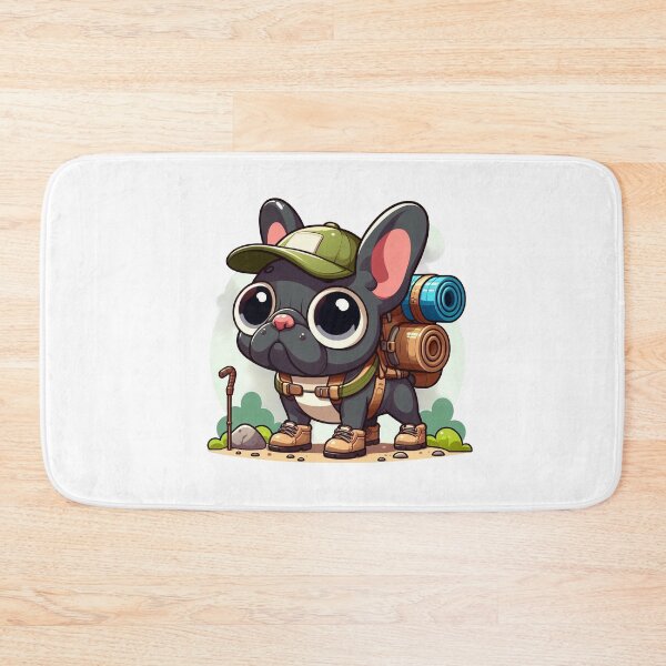 Item preview, French bulldog hiking designed and sold by CogniCraft.