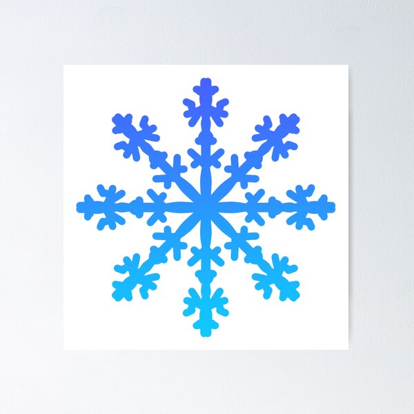 Item preview, Blue Snowflake designed and sold by hvasilevshop.