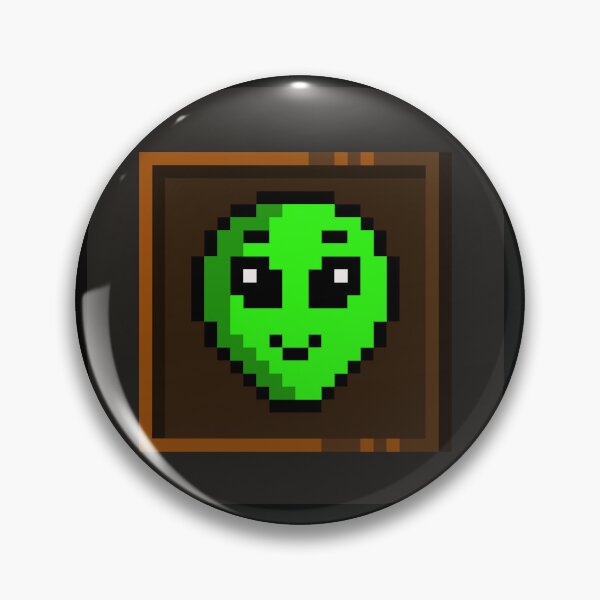 Item preview, pixel art alien picture frame designed and sold by CibAQrZ.